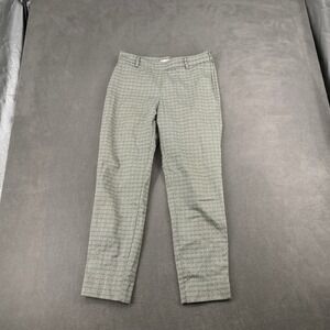 HM Women Black White Geometric Medallion Print Ankle Pants Size 10 0519914 6